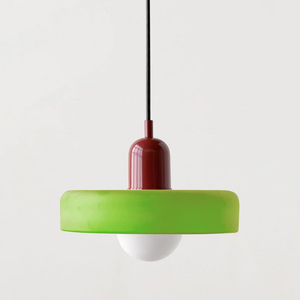 Bauhaus Hanglamp van Gekleurd Glas | Moderne Artistieke Pendellamp voor Thuis