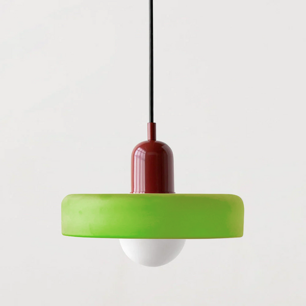 Bauhaus Hanglamp van Gekleurd Glas | Moderne Artistieke Pendellamp voor Thuis