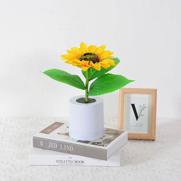Zonnebloem Tafellamp – Speelse Decoratieve Lamp met Warm Licht voor een Vrolijk Interieur