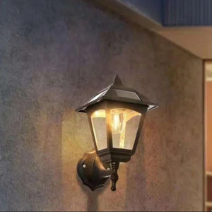 Elegante Solar Wandlamp voor Buiten | IP65 Waterdichte Buitenverlichting