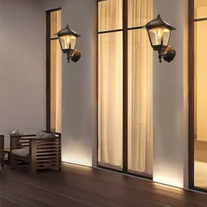 Elegante Solar Wandlamp voor Buiten | IP65 Waterdichte Buitenverlichting