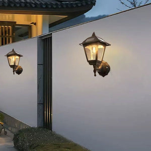 Elegante Solar Wandlamp voor Buiten | IP65 Waterdichte Buitenverlichting