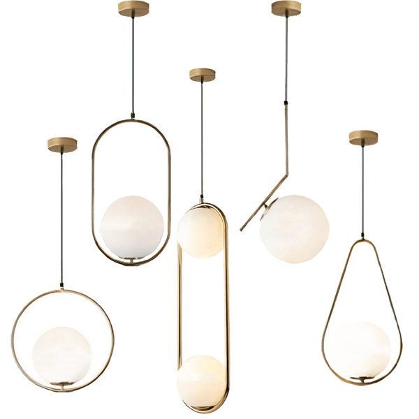 Elegante Messing Hanglamp 15 cm Hängelampe van Metaal voor Stijlvolle Interieurs