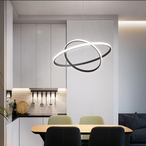 Moderne Geometrische LED Hanglamp – Infinity Lus Plafondlamp