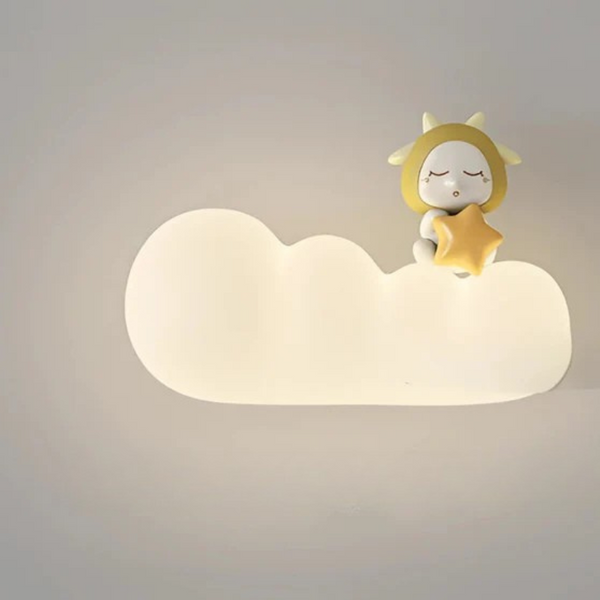 Zachte Wolk Wandlamp voor Kinderkamers  Gezellig LED Nachtlampje voor Slaapkamers