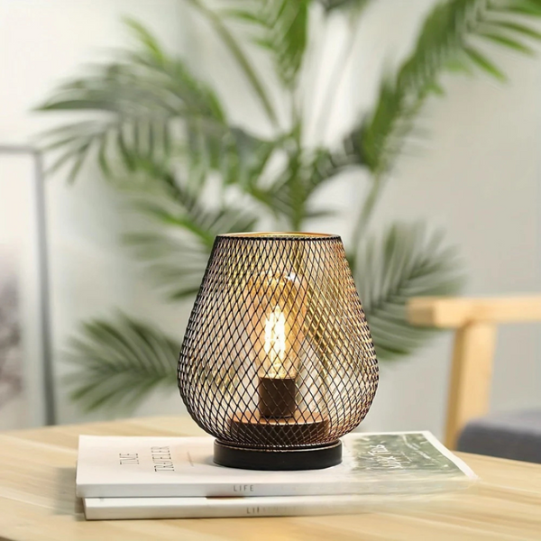 Draadloze LED Lantaarn – Dimbaar Warm Licht voor Binnen en Buiten
