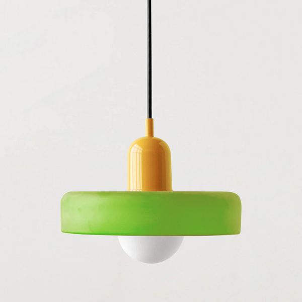 Bauhaus Hanglamp van Gekleurd Glas | Moderne Artistieke Pendellamp voor Thuis