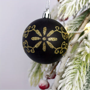 Kerstboomversiering Set – 24-delige kerstballen set met glanzende, matte en glinsterende afwerkingen – Ideaal voor kerstboom, krans en feestdecoratie