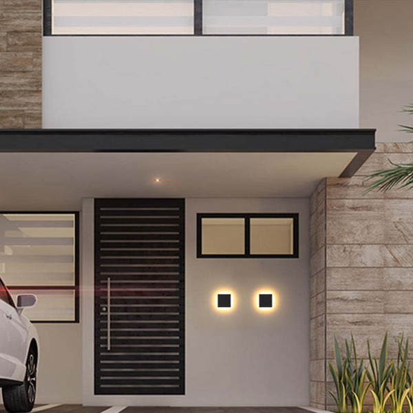 Elegante LED Wandleuchte | Moderne Buitenverlichting voor Tuin & Patio