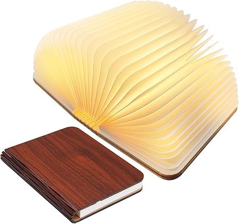 Oplaadbare Vouwboek Lamp – Magische LED Tafellamp voor Sfeervolle Woondecoratie