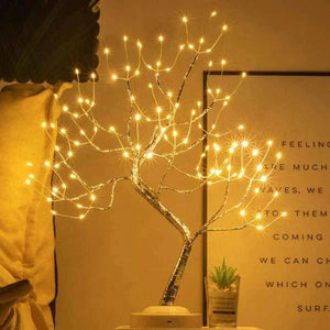 Magische Boom LED-Tafellamp – Warm Sfeerverlichting voor Gezellige Woondecoratie