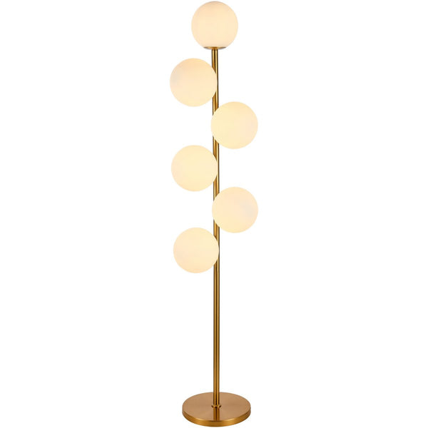 Vloerlamp Jenna White Gold – Moderne Designlamp – Chic & Stijlvol