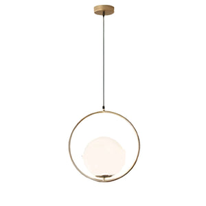 Elegante Messing Hanglamp 15 cm Hängelampe van Metaal voor Stijlvolle Interieurs