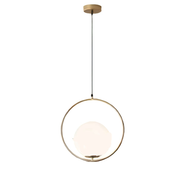 Elegante Messing Hanglamp 15 cm Hängelampe van Metaal voor Stijlvolle Interieurs
