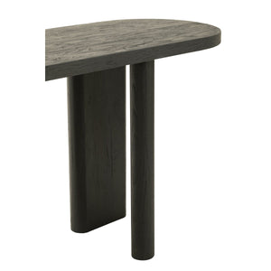 J-Line Teak Console Tafel – Zwart Hout – Modern Design 150 cm