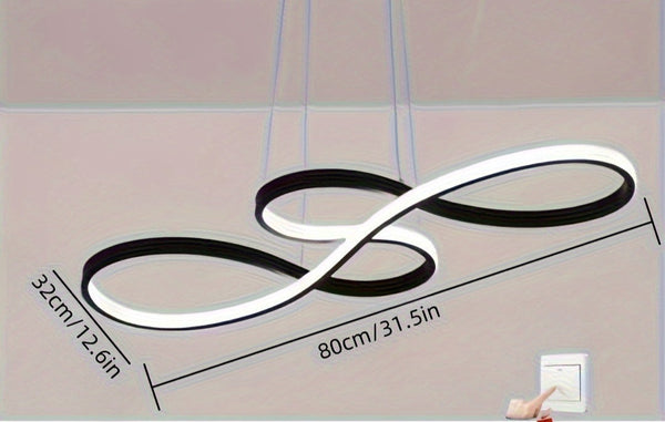 Moderne Minimalistische LED Hanglamp in Driekleur – Stijlvolle Plafondlamp