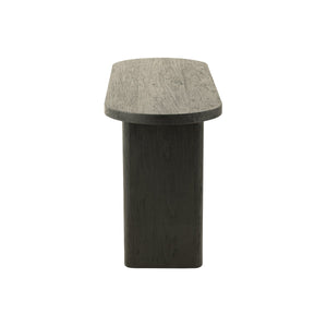 J-Line Teak Console Tafel – Zwart Hout – Modern Design 150 cm