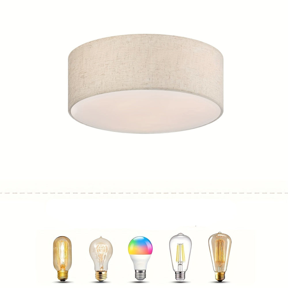 Moderne Plafondlamp in Trommelvorm – Elegante Verlichtingsoplossing voor Thuis