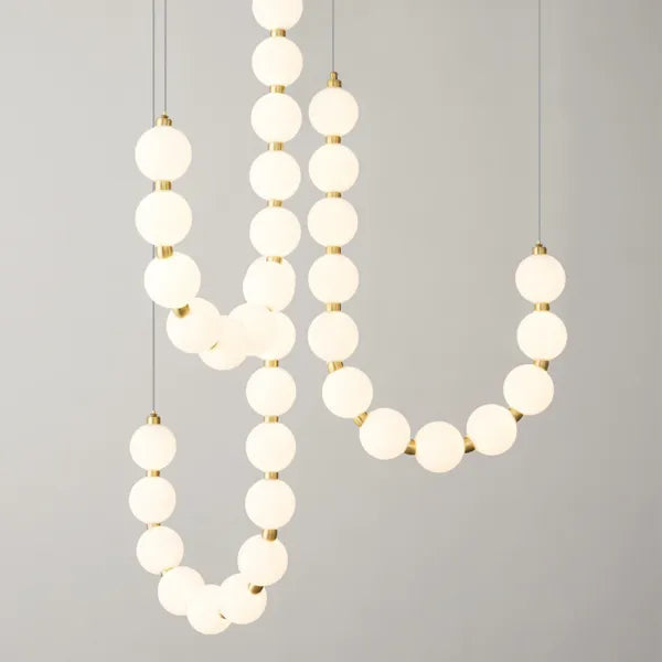 Glamoureuze Witte Kroonluchter Hanglamp – Elegante LED Plafondlamp voor Thuis