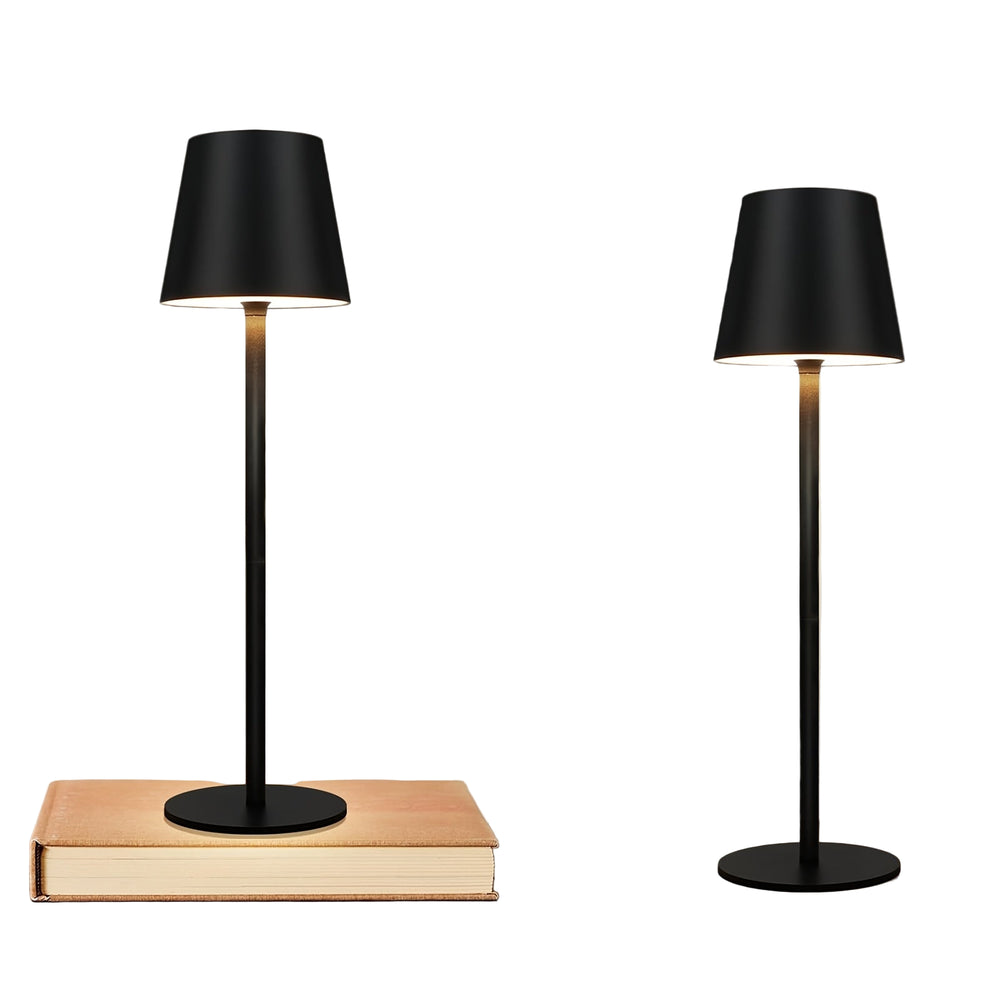 2-Delige Oplaadbare Draadloze LED Touch Tafellamp – Moderne Nachtkastlampen Set