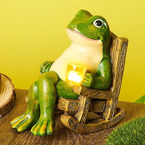 Kikker Tuinlamp – Speelse LED & Zonne-energie Buitenlamp