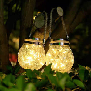 Zonne-Glaslamp – Decoratief LED-Licht voor Gezellige Binnen- en Buitenambiance
