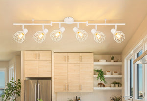 Verstelbare Moderne 6-Lichts LED Plafondspot – Flexibele Verlichting voor Huis