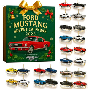 Ford Mustang Adventskalender 2025 – 24 Miniatuur Auto’s