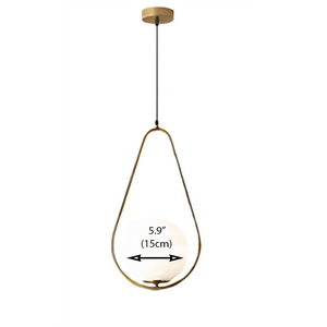 Elegante Messing Hanglamp 15 cm Hängelampe van Metaal voor Stijlvolle Interieurs