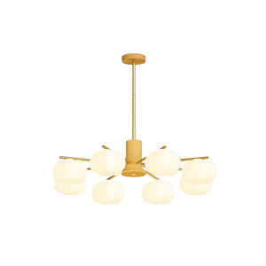 Creatieve Houten en Katoenen Bol Hanglamp voor Woonkamer – Moderne Minimalistische Plafondlamp