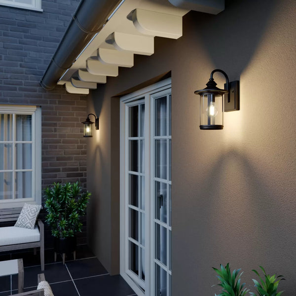 Moderne LED Buitenwandlamp Lantaarn – Stijlvolle Zwarte Wandverlichting