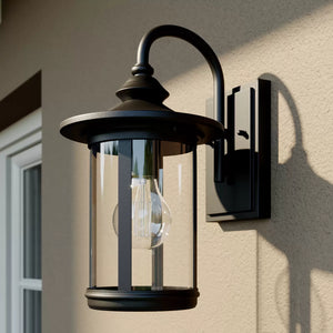 Moderne LED Buitenwandlamp Lantaarn – Stijlvolle Zwarte Wandverlichting