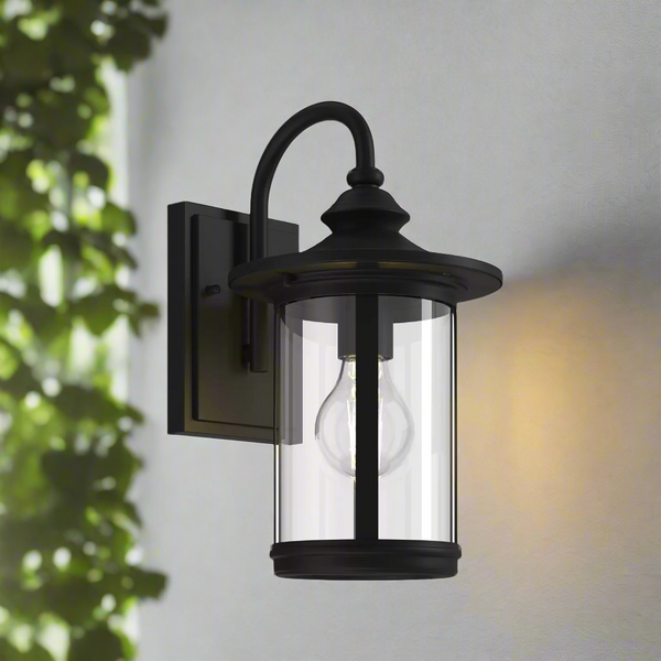 Moderne LED Buitenwandlamp Lantaarn – Stijlvolle Zwarte Wandverlichting
