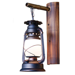 Eenflammige Lantaarn Wandlamp – Elegante Binnen- en Buitenverlichting voor Gezellige Ruimtes
