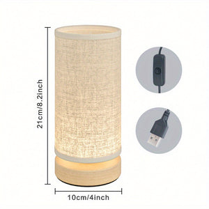 Minimalistische Houten Bedlamp – Ruimtebesparende LED voor Bureau & Nachtkastje