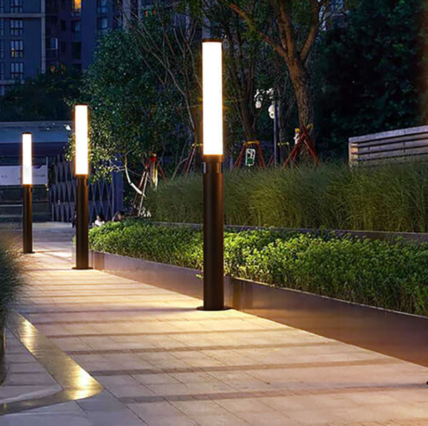 Moderne LED Tuinlamp in Lippenstift Stijl voor Buiten