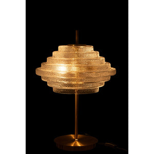 J-Line Tafellamp Led – Goud Metaal & Glas – Luxe Design Verlichting