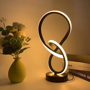 Moderne LED Bureau Lamp met Touch Control en USB – Verstelbare Helderheid & Minimalistisch Design