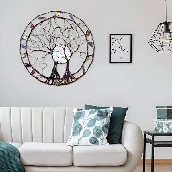 Levensboom Decor – Symbolisch Wandkunstwerk Boom van het Leven voor Woonkamer & Geschenk