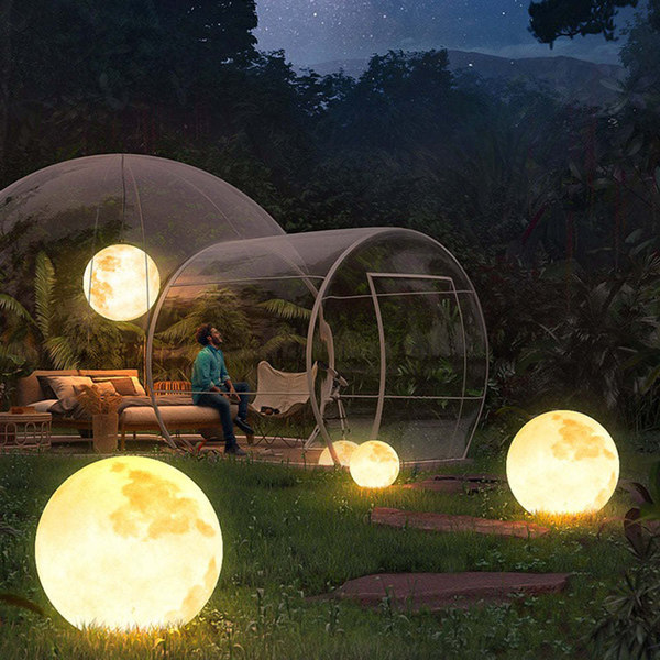 Maan Geïnspireerde Solar LED Tuinlamp – Decoratieve Buitenverlichting voor Terras, Balkon & Tuin