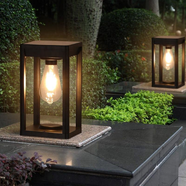 Zonne-energie Buitenlamp op Zuil – Duurzame LED Tuin- en Padverlichting
