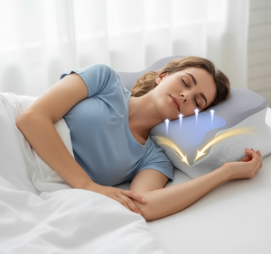 Ergonomisch Hoofdkussen – Orthopedisch Neksteunkussen met Ademend Comfort & Verstelbare Hoogte