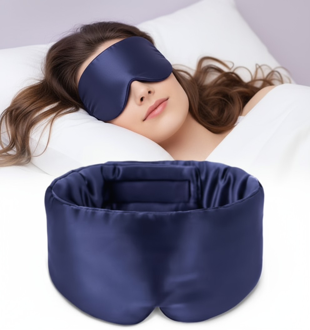 Zijden Slaapmasker – Luxueus & Ademend Oogmasker voor Diepe, Onverstoorde Slaap
