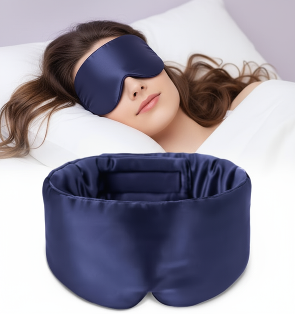Zijden Slaapmasker – Luxueus & Ademend Oogmasker voor Diepe, Onverstoorde Slaap