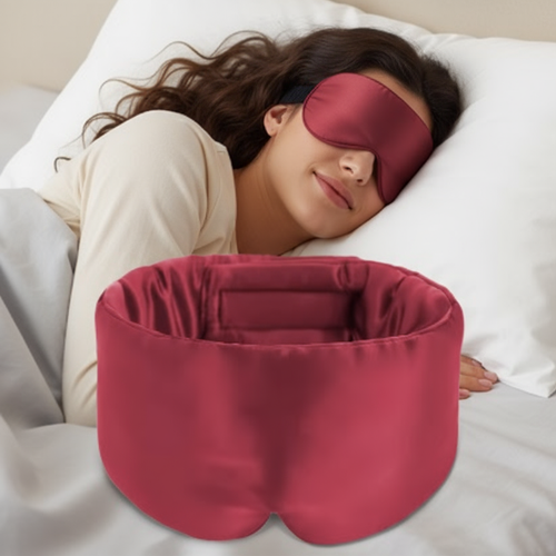 Zijden Slaapmasker – Luxueus & Ademend Oogmasker voor Diepe, Onverstoorde Slaap