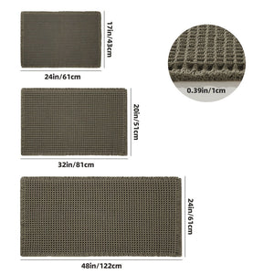 AbsorbEase Ultra Absorberende Wafel Bademat met Stijlvolle Antislip, Machinewasbaar