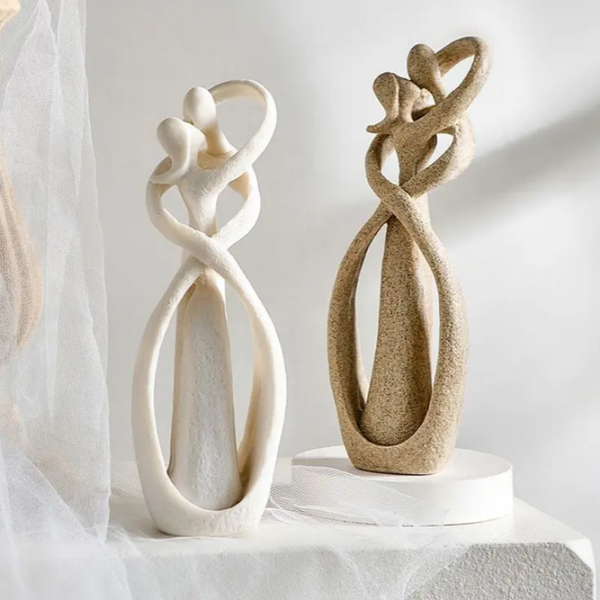 Abstract Liefdesomhelzing Beeld  Artistieke Woondecoratie voor Woonkamer  Speciale Gelegenheden