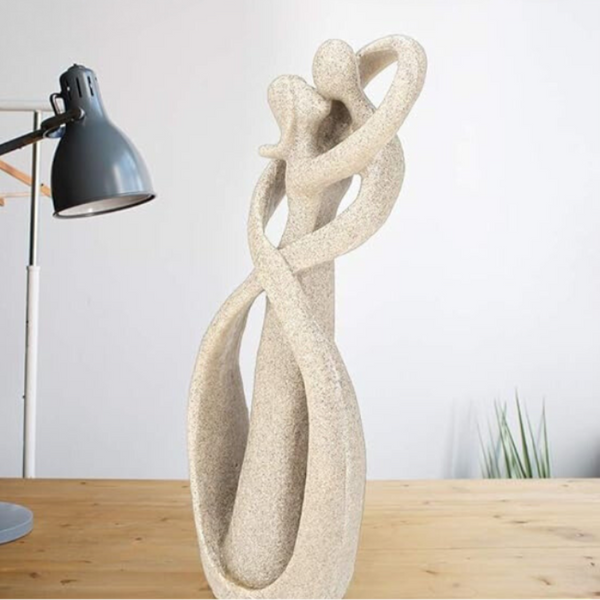 Abstract Liefdesomhelzing Beeld  Artistieke Woondecoratie voor Woonkamer  Speciale Gelegenheden