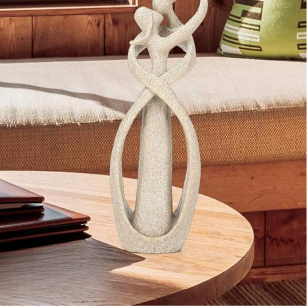 Abstract Liefdesomhelzing Beeld  Artistieke Woondecoratie voor Woonkamer  Speciale Gelegenheden
