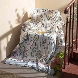 Abstract Geweven Wandkleed Plaid  Moderne Woondecoratie  Stijlvolle Interieur Accent